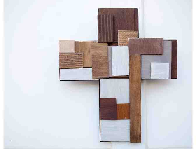Wooden Mosaic Crosses Project from Miss Jenny and Miss Allison MWF 3s (15 Offered)