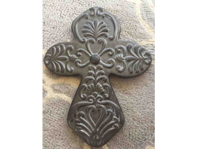 My Clayground Session with Unpainted Cross and Cookie Jar Included