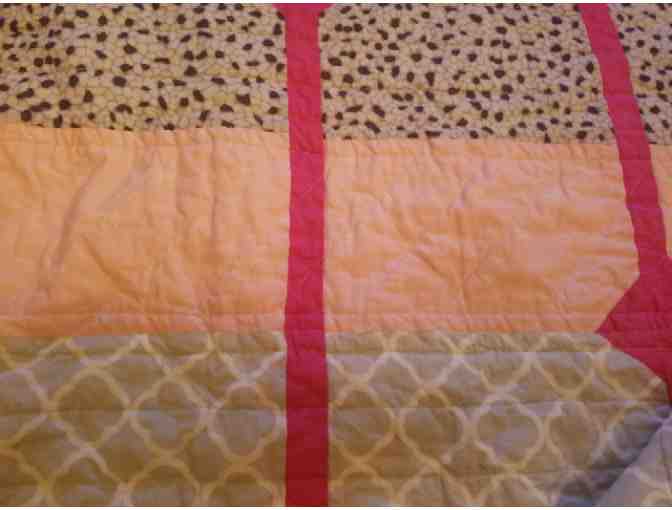 Homemade Quilt Crafted by Northbrook Preschool Grandmother (48' X '72')