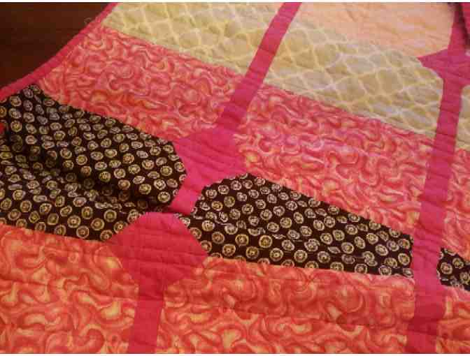 Homemade Quilt Crafted by Northbrook Preschool Grandmother (48' X '72')