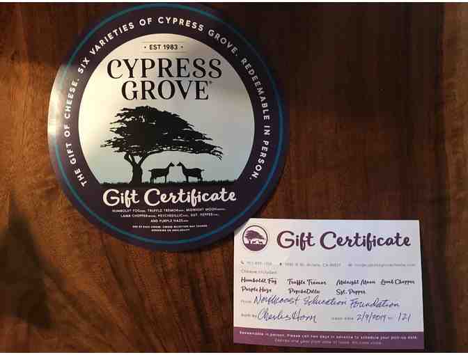 The Gift of Cheese Gift Certificate - Cypress Grove