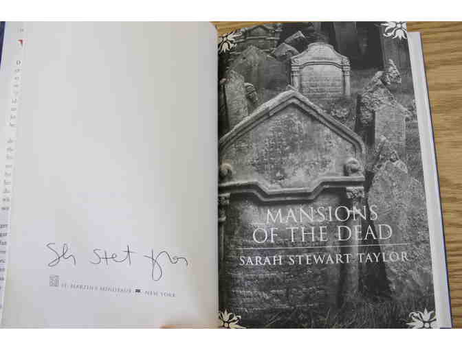 Autographed Sarah Stewart Taylor Book