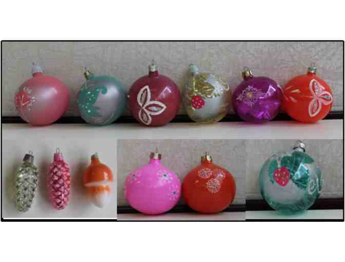 A Dozen Hand-painted Russian Ornaments