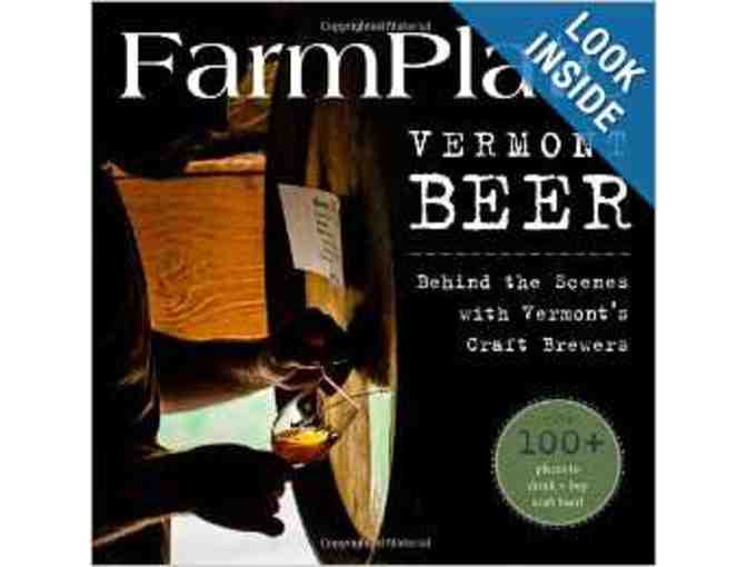 Denim Raffle Item: Gabriel Glass Goblets, VT's finest beverages & Farmplate VT Beer Book