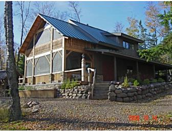 A Week's Timber Frame Lodging on Lake Superior in Lutsen, MN