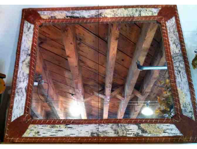 Birch Bark Framed Mirror from WatersEdge Trading Company in Tofte, MN
