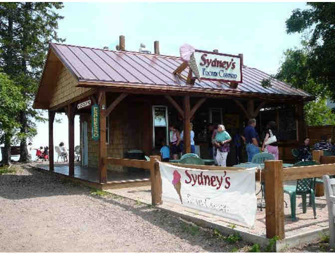 Two Dinners for two at Sydney's Frozen Custard on Lake Superior's Shore, Certificate #1