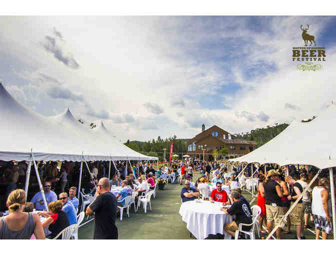 4 Tickets for Hopped Up Caribou Beer Festival at Caribou Highlands on Lutsen Mountains