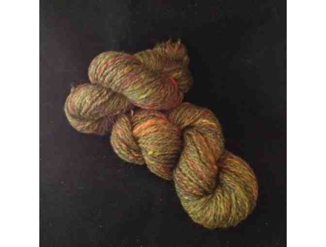 10.6 oz Handspun and Hand-Dyed 100% Wool Yarn