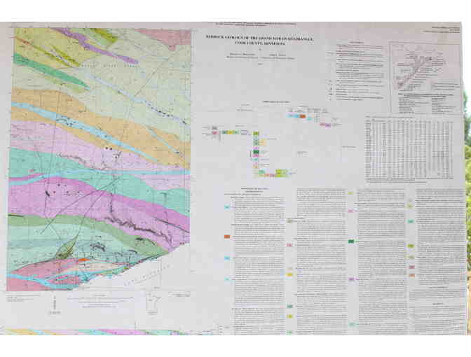 Rock out with this Geologic Map of Minnesota Bedrock Types
