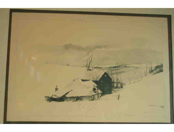 Print of 'Brinton's Mill' by Andrew Wyeth