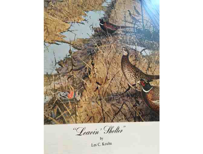 Limited Edition 'Leaving Shelter' Print by Les Kouba (not framed)