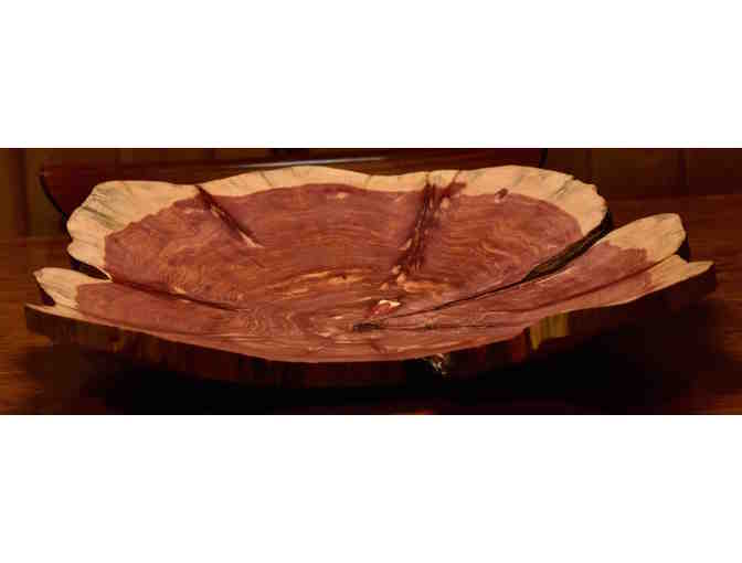 Hand-Turned Large Red Cedar Bowl by Artist Lou Pignolet of Hovland, MN
