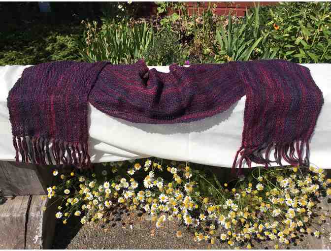Handwoven and Hand-Dyed Scarf by Larry Schmitt #2