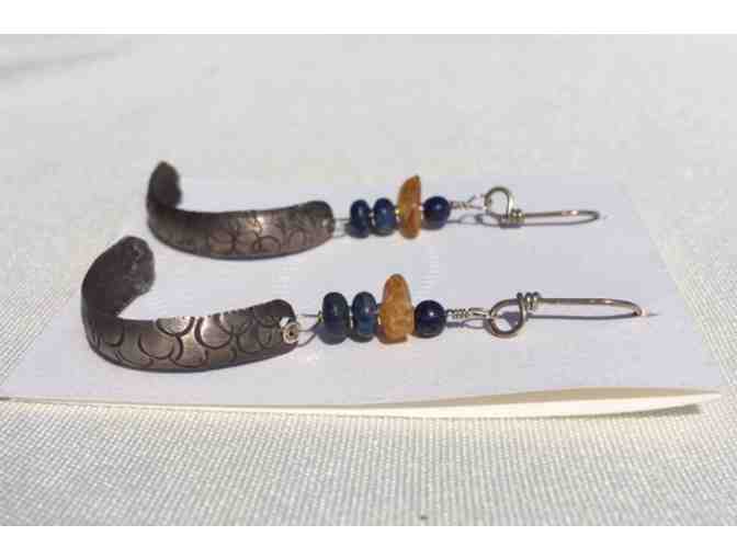 Elegant Handcrafted Earrings from Ron's World Rocks in Grand Marais, MN