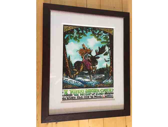 !! Trapper's Daughter Framed Giclee and Tour of Artist Rick Allen's Duluth Studio !!