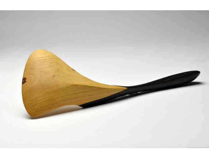 Ash blade and Ebony handle spoon - Henry Mangalam