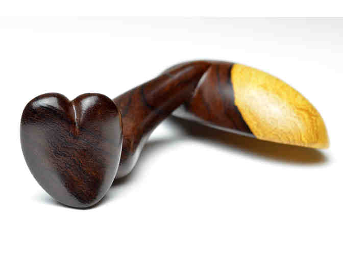 Desert Ironwood spoon - Norm Sartorius & signed copy of 'An appreciation of Spoons'