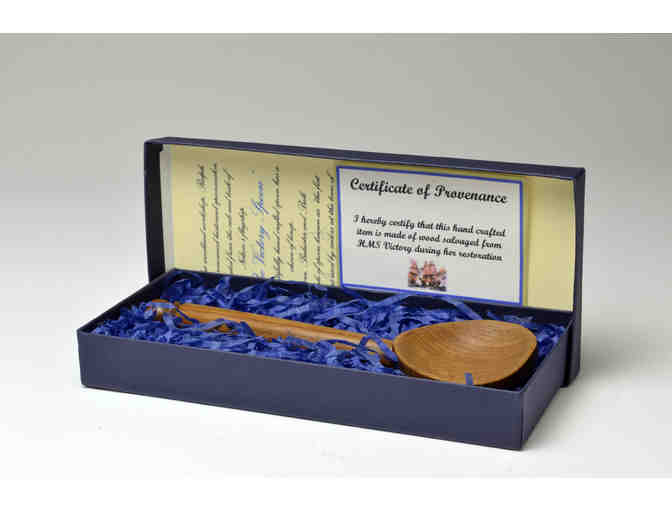 HMS Victory spoon - Ralph Hentall & Signed copy of 'An Appreciation of Spoons'