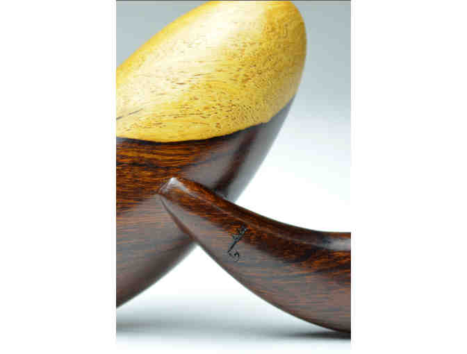 Desert Ironwood spoon - Norm Sartorius & signed copy of 'An appreciation of Spoons'