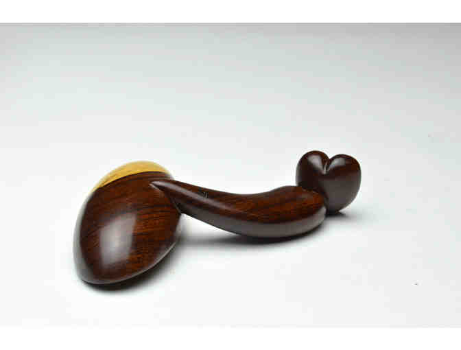 Desert Ironwood spoon - Norm Sartorius & signed copy of 'An appreciation of Spoons'