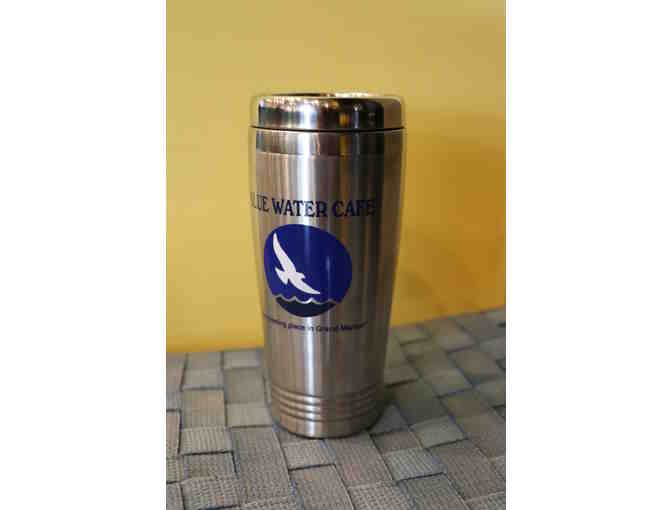 Stainless Steel Travel Cup and $25 Gift Certificate from the Blue Water Cafe - Photo 1
