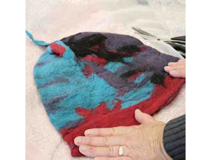 Felting Day for Two in the Artist Development Program Studio with Elise Kyllo