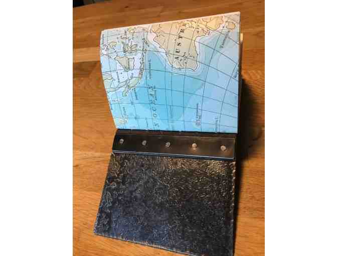 Hand Bound Steel Book from North House Instructor Carla Hall