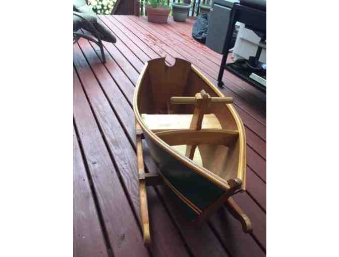 Handcrafted Child's Rocking Boat