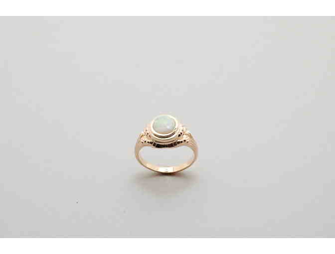 14 Karat Gold and One Carat Opal Ring from North House Instructor Todd Hawkinson