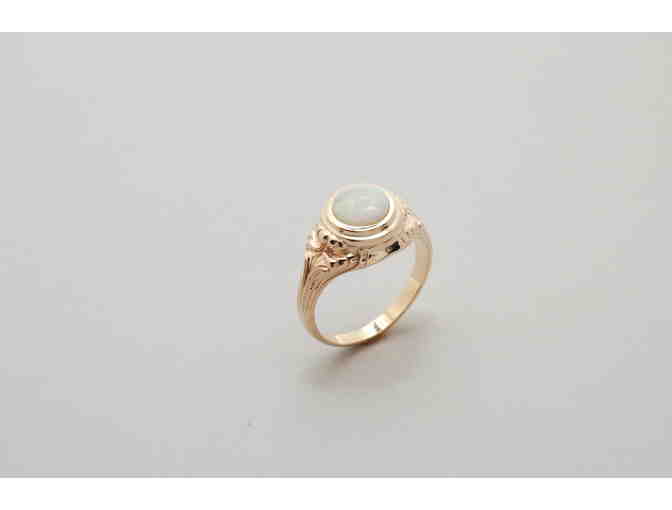 14 Karat Gold and One Carat Opal Ring from North House Instructor Todd Hawkinson