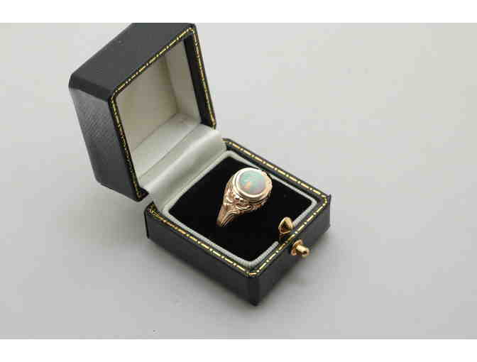 14 Karat Gold and One Carat Opal Ring from North House Instructor Todd Hawkinson