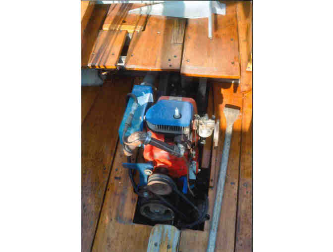 Classic 1956 17ft. Gaff Rig Wooden Sailboat