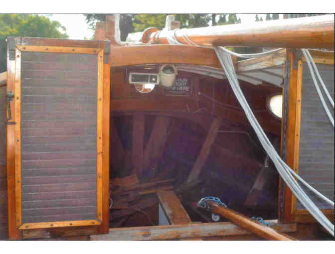 Classic 1956 17ft. Gaff Rig Wooden Sailboat