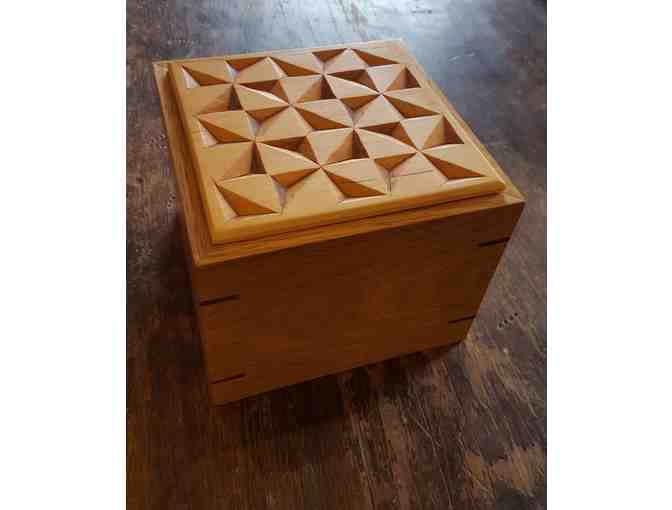 Butternut, Basswood, and Walnut Box by North House Instructor Cecilia Schiller