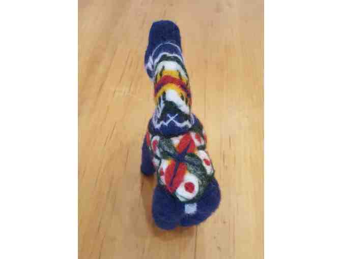 Felted Dala Horse from North House Instructor Laura Berlage