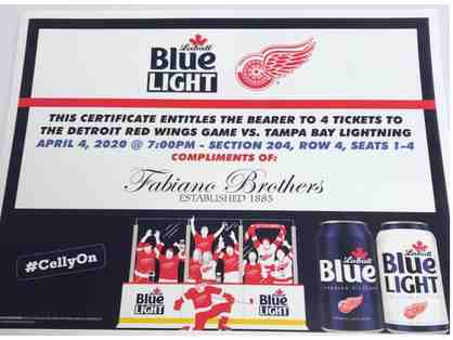 4 Red Wing Tickets