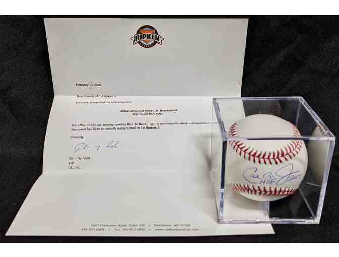 Autographed Cal Ripken, Jr. Baseball