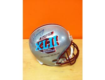 New York Giants Super Bowl XLII - Autographed Eli Manning Helmet