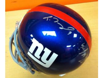 New York Giants Autographed Helmet - Super Bowl XLII