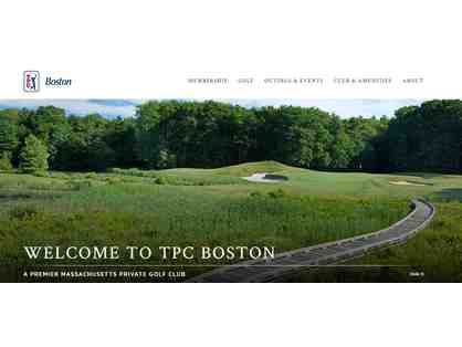 Golf for three guests with a member at the Tournament Players Club of Boston