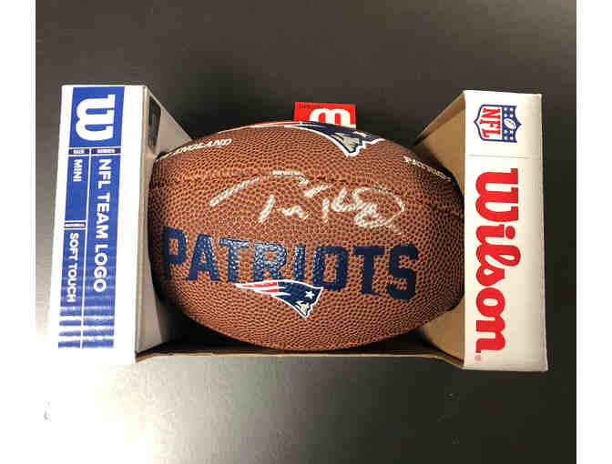 Tom Brady Autographed Mini Wilson Football