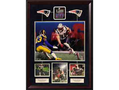 Autographed and Framed Julian Edelman Super Bowl LIII MVP Collage