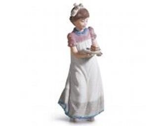 Lladro Nina y Tarta: Happy Birthday Cake