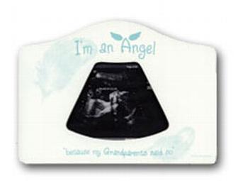 For Mommy-To-Be: Kickin' Nursing Shawl & Goldenview Ultrasound Photo Frame