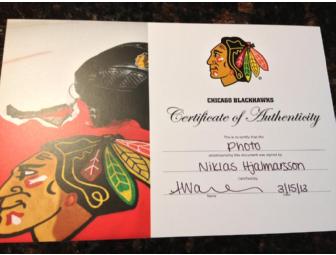 Chicago Blackhawks - Autographed Niklas Hjalmarsson Photo