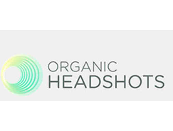A photo session for a headshot/corporate portrait from Organic Headshots