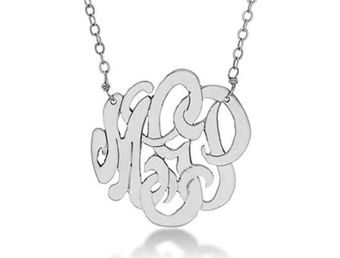 Custom Monogram Necklace from Erin Gallagher Jewelry