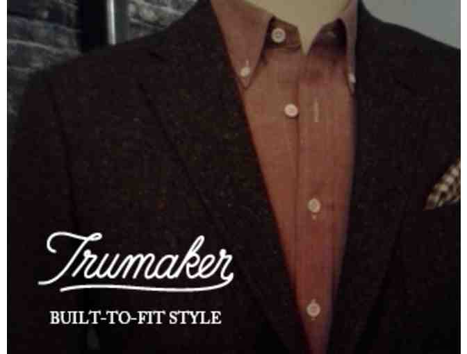 $75 Trumaker Gift Certificate valid toward purchase of any Trumaker suit.