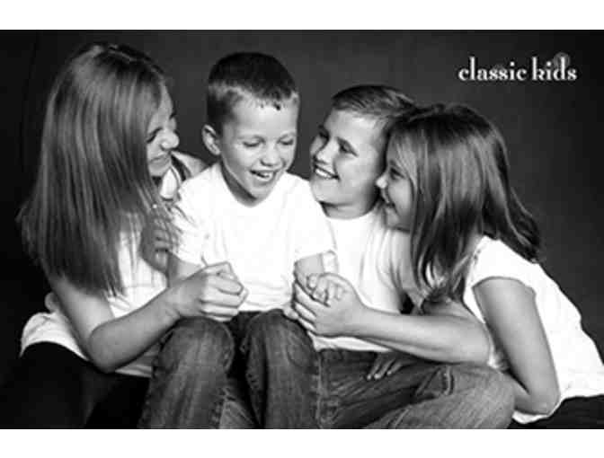 Classic Kids Weekday Photography Portrait Package for 2 plus 8x10 fine art print